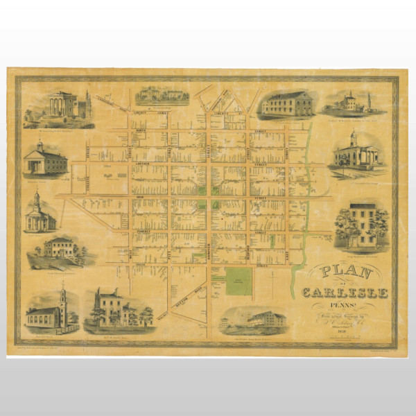 1850 Plan of Carlisle Product Image