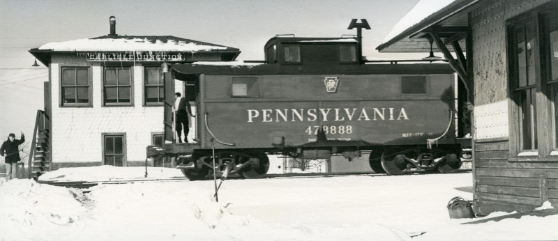 Train in station