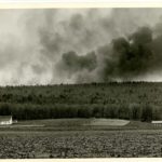 Mountain Fire on Piney Mtn. , Near Wenksville