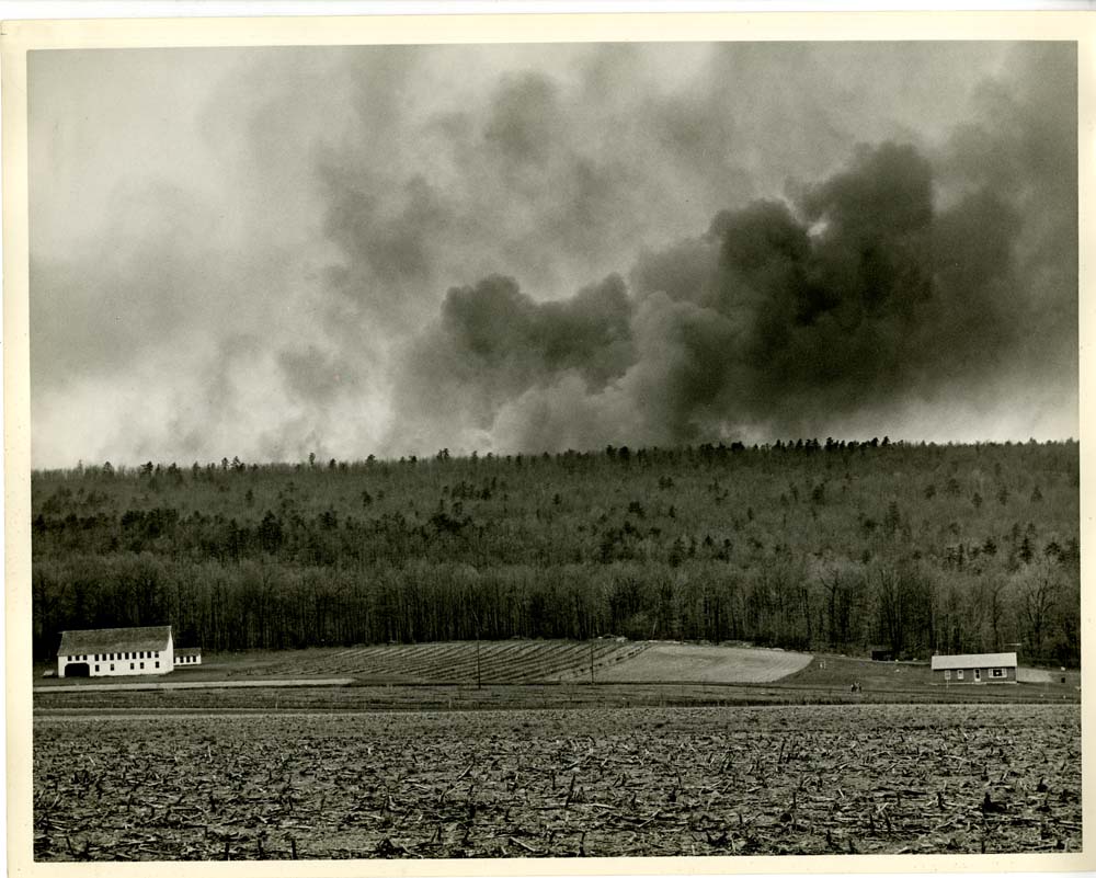 Mountain Fire on Piney Mtn. , Near Wenksville