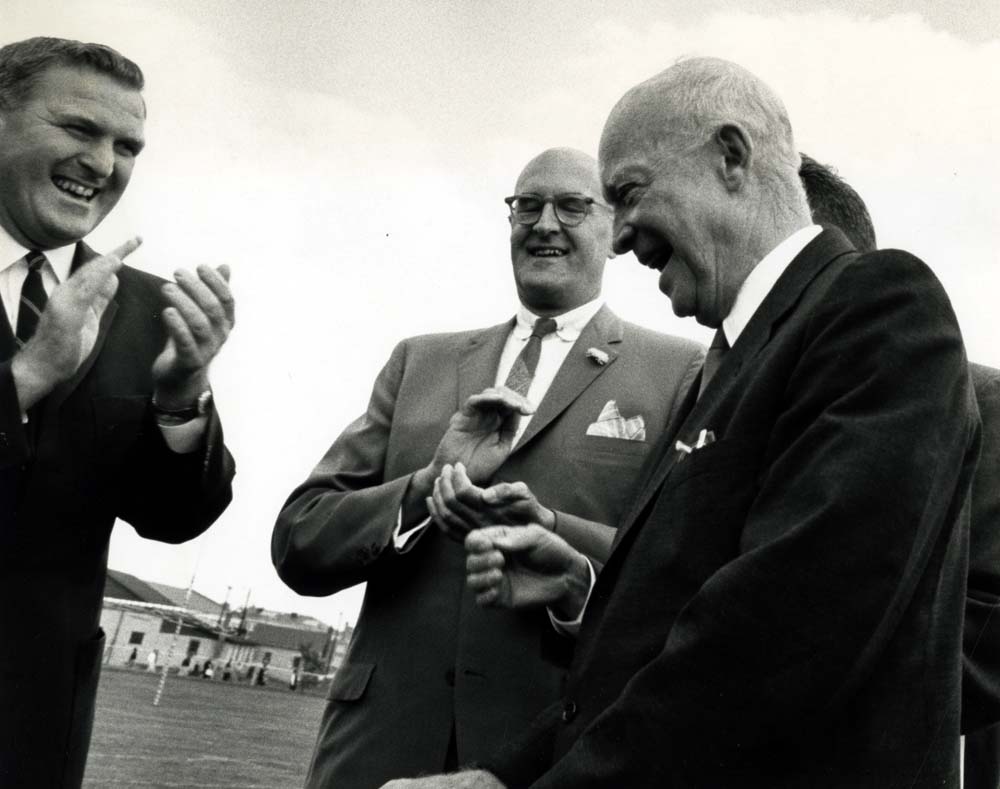 Adams - Dwight Eisenhower at Gettysburg College