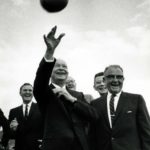 Dwight Eisenhower Playing Football at Gettysburg College