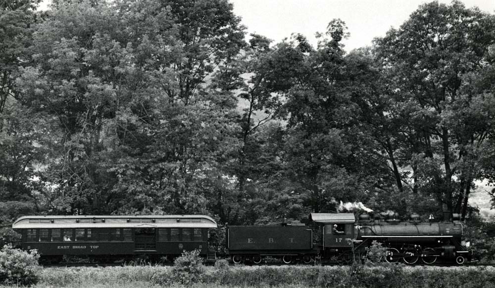 Northbound near Aughwich Creek, 1:10 Train