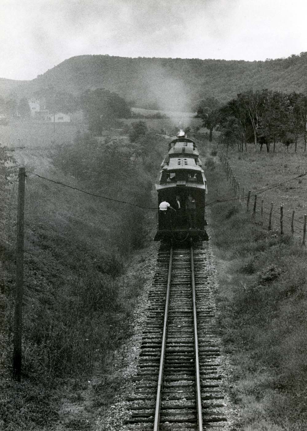 Southbound, Old Bridge, N. of Orbisonia, US 522, 3:15 Train