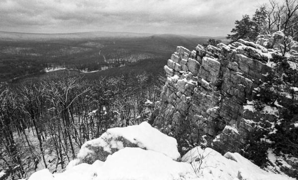 Snow at Pole Steeple on Piney Mountain