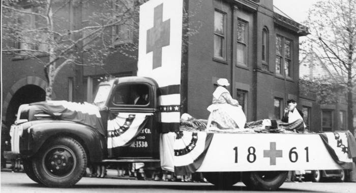 Masland Red Cross Float