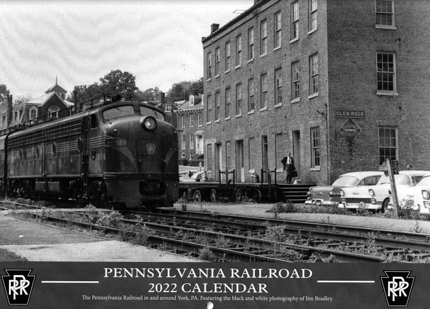 Bradley Calendar 2022 Jim Bradley Pennsylvania Railroad 2022 Calendar | Cumberland County  Historical Society