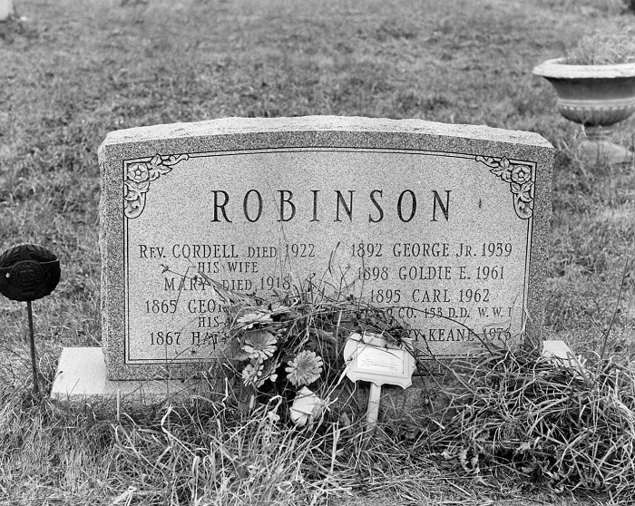 Union Cemetery Robinson Tombstone
